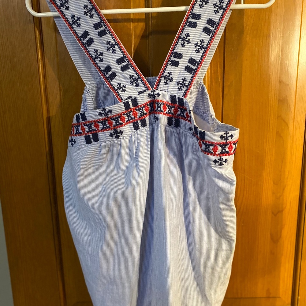 Embroidered V- Neck halter/tank